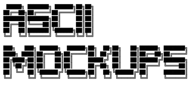 ASCII Mockups